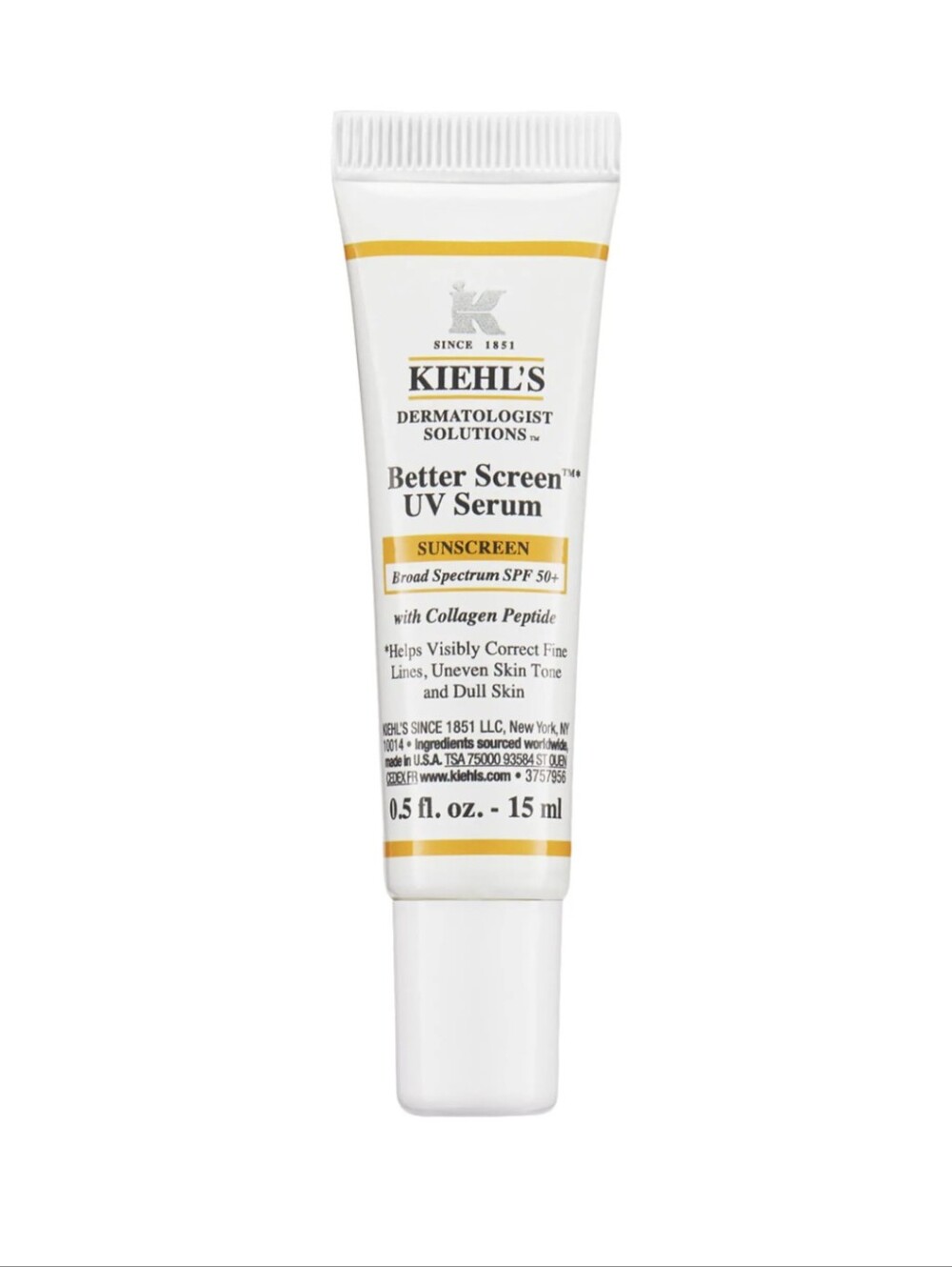 Kiehl's Better Screen UV Serum SPF 50 Lightweight Sunscreen
